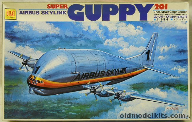 Otaki 1/144 Super Guppy 201 - Airbus Skylin k, OT2-40-1500 plastic model kit